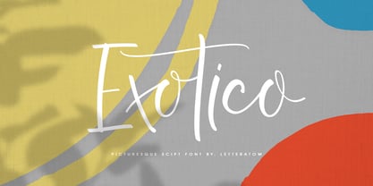 Exotico Font Poster 13