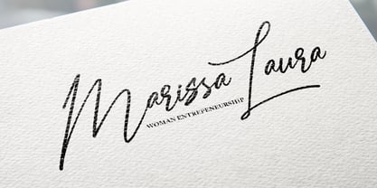 Amostely Signature Font Poster 3
