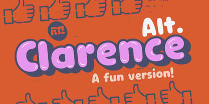 Clarence Alt Font Poster 10