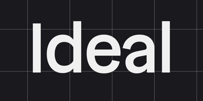 Ideal Font Poster 11