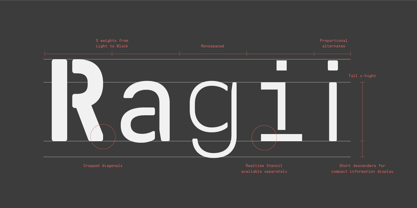 Realtime Stencil Rounded Font Poster 7