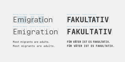 Realtime Text Font Poster 5