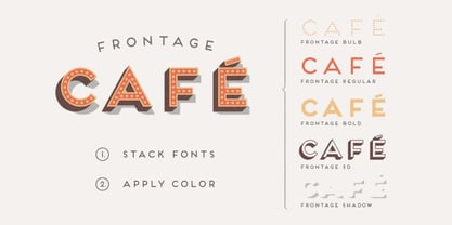 Frontage Font Poster 2