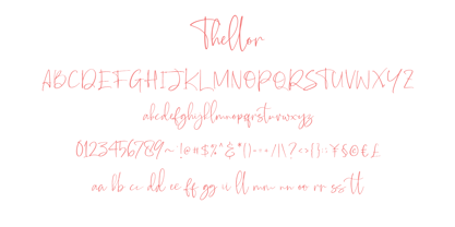 Thellor Font Poster 1