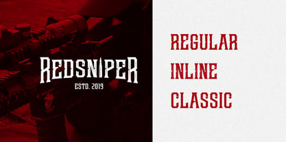 Redsniper Font Poster 8