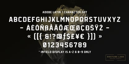 Infield Font Poster 3