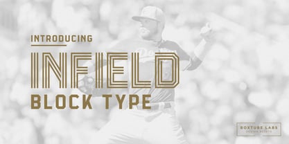 Infield Font Poster 1