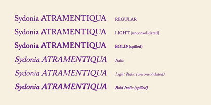 Sydonia Atramentiqua Font Poster 3