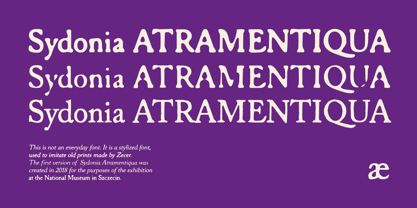 Sydonia Atramentiqua Font Poster 1