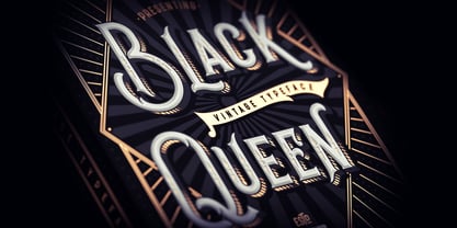 Black Queen Font Poster 5