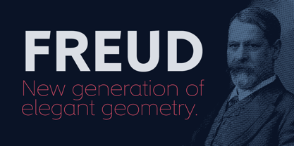 Freud Font Poster 4