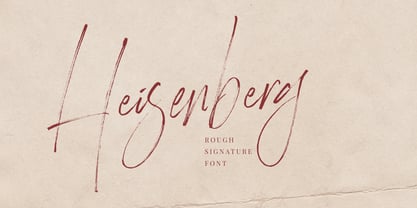 Heisenberg Font Poster 12