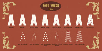 Fort Yukon Font Poster 8