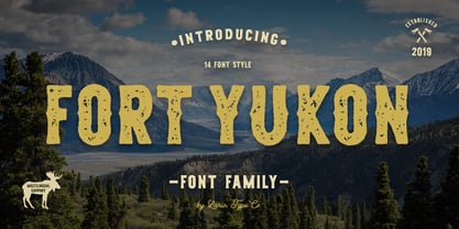 Fort Yukon Font Poster 10