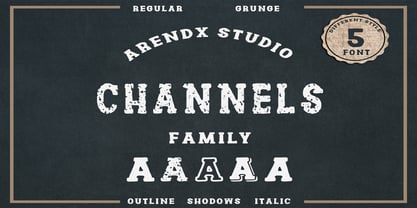 Channels Font Poster 4