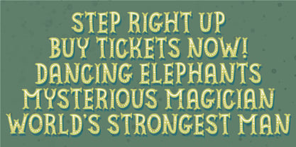 Cirkus Fantastiko Font Poster 3