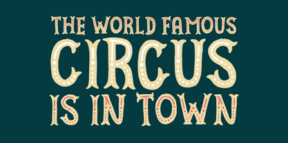 Cirkus Fantastiko Font Poster 4