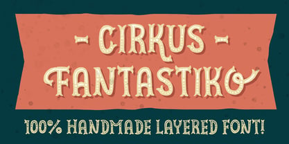 Cirkus Fantastiko Font Poster 8