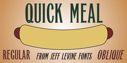Quick Meal Font Poster 5