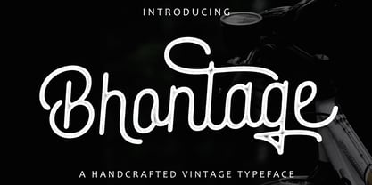 Bhontage Font Poster 1