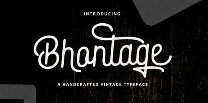 Bhontage Font Poster 9