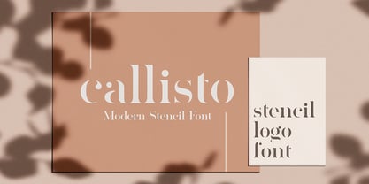 Callisto Font Poster 1