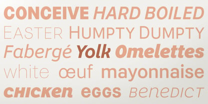 Yolk Font Poster 13