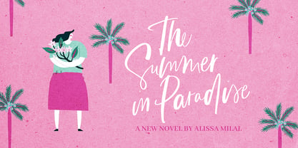 Picasso in Paradise Font Poster 14