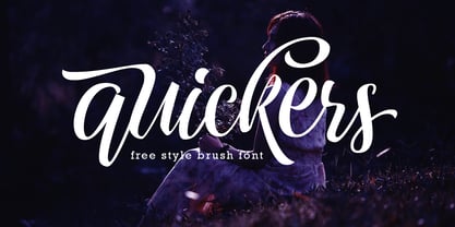 Quickers Font Poster 13