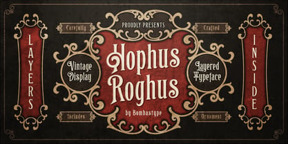 Hophus Roghus Font Poster 10