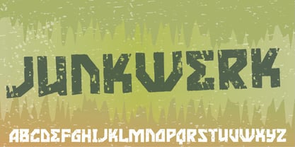 Junkwerk Font Poster 1