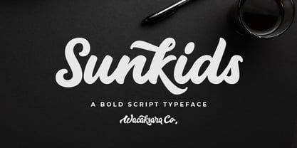 Sunkids Font Poster 1
