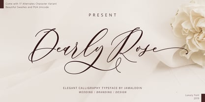 Dearly Rose Font Poster 10