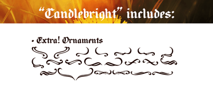 Candlebright Font Poster 5