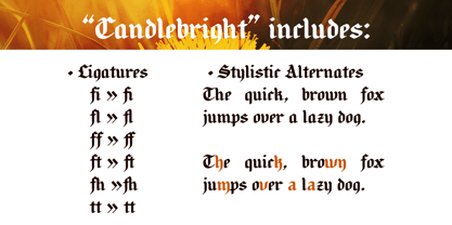 Candlebright Font Poster 3