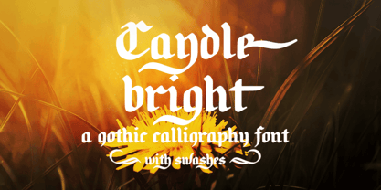 Candlebright Font Poster 1