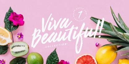 Viva Beautiful Collection Font Poster 1