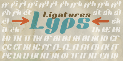 Lyps Font Poster 2