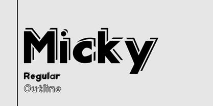 Micky Font Poster 5