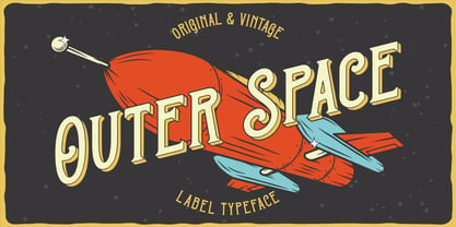 Outer Space Font Poster 7