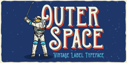 Outer Space Font Poster 11