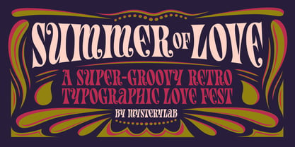 Summer of Love Font Poster 1