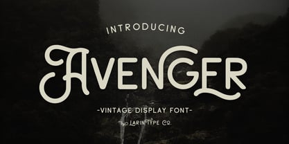 Avenger Font Poster 1