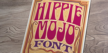 Hippie Mojo Font Poster 4