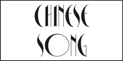 Chinese Song JNL Fuente Póster 4