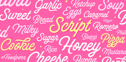 Hot Script Font Poster 4