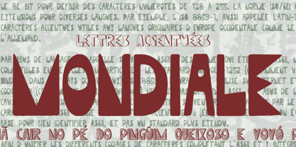 Mondiale Font Poster 4