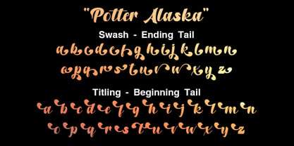 Potter Alaska Font Poster 7