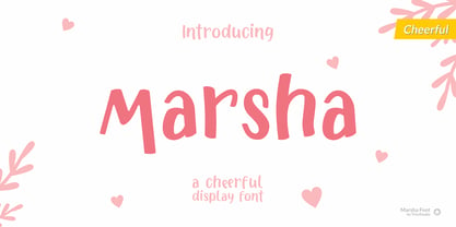 Marsha Font Poster 6