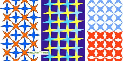 Ingy Star Tilings Fuente Póster 2